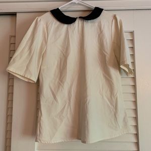 Peter Pan collar top